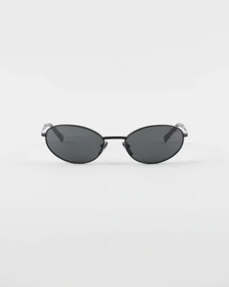 Prada Eyewear Oval Sunglasses – Vintage-Inspired Elegance 1