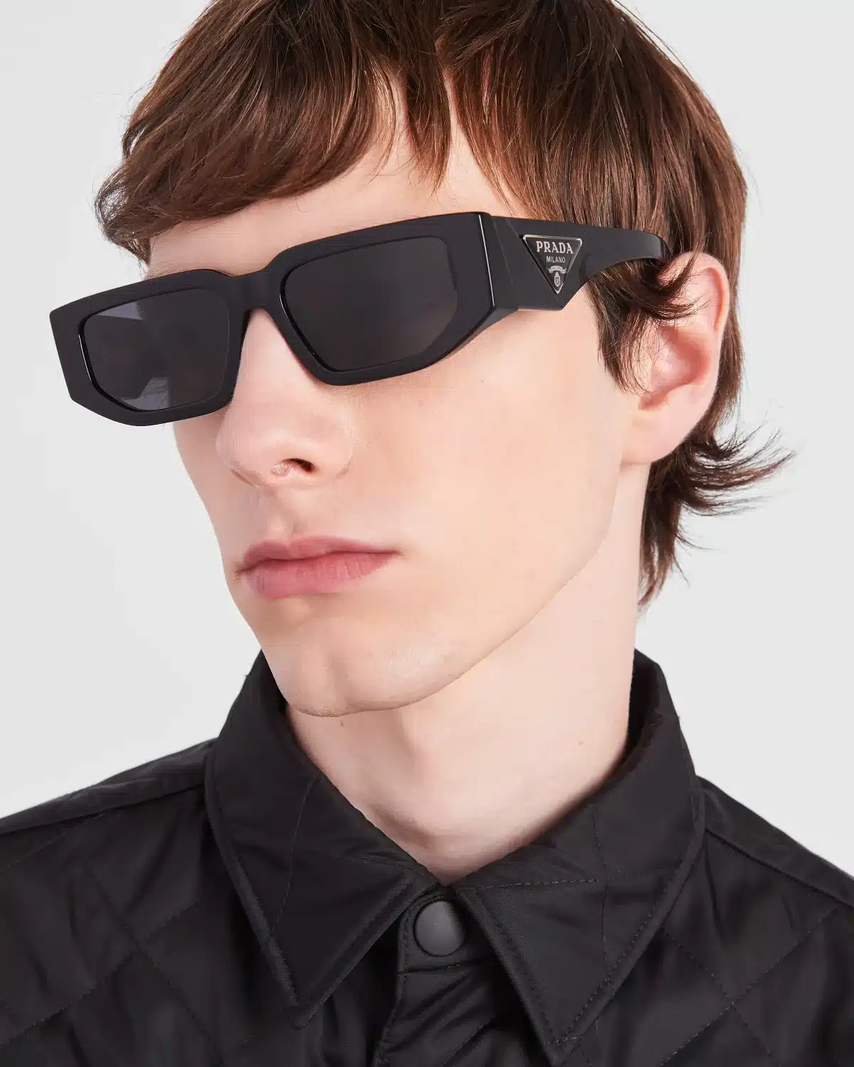 Black Prada Sunglasses with Triangle Logo | prdsunglasses.com